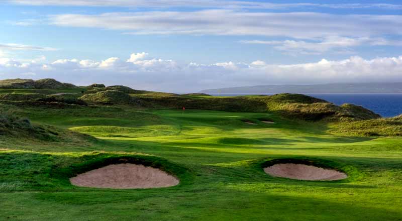 Klassische Topfbunker auf dem Links Course in Tralee - © Traleegolfclub.com